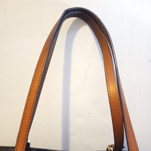 NWT Michael Kors Harper Large  Signature PVC Tote - Brown - Picture 7 of 15